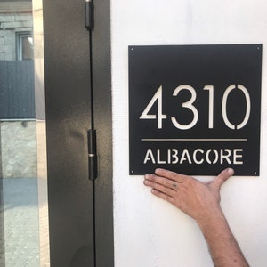 Modern Address Sign , Metal Address Sign, House Numbers, Door Number,  Address Sign, Number Sign, Metal House Number, House Number Plaque