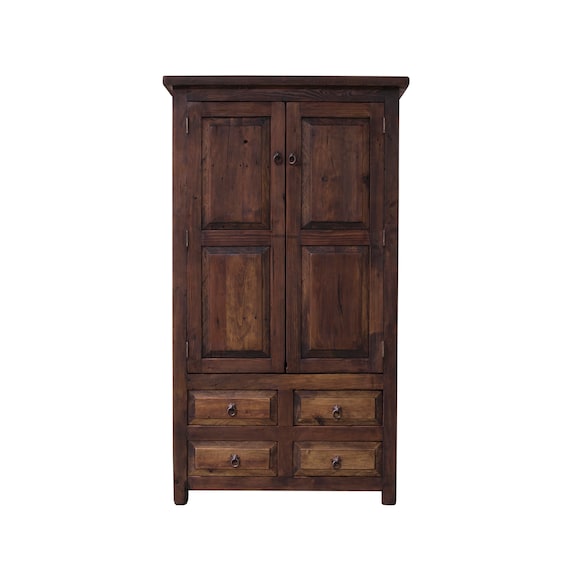 Reclaimed wood armoire deals
