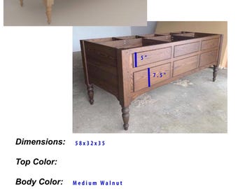 Custom Kitchen Island for Josie West