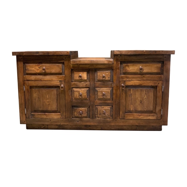 Rustic Bathroom Vanity - Etsy
