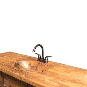 Azureus Bathroom Vanity with Rustic Accents image 3