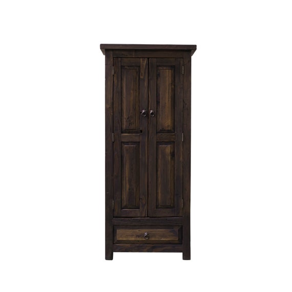 Lewis Reclaimed Wood Armoire And Linen Closet