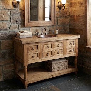 Mueble de baño Sonoma con lavabo individual