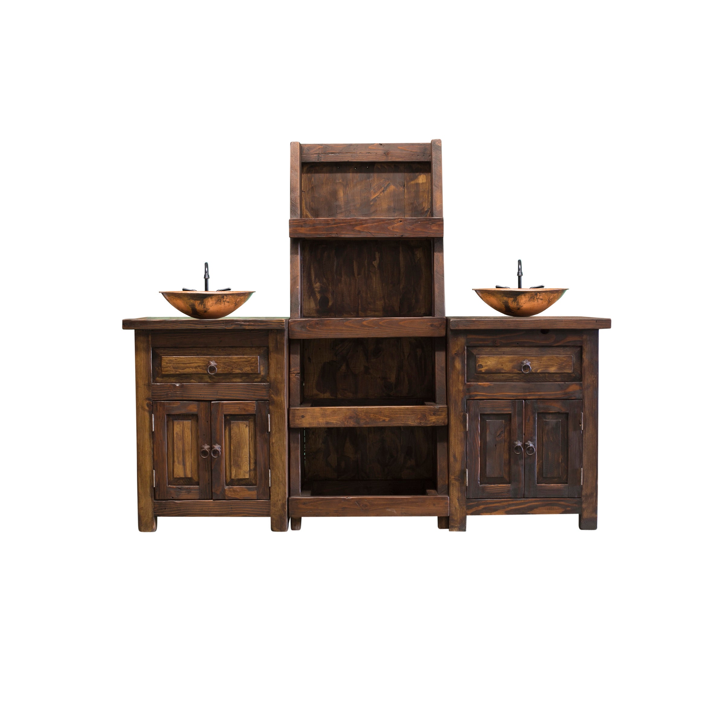 Emmett Bathroom Vanity From Reclaimed Wood Etsy