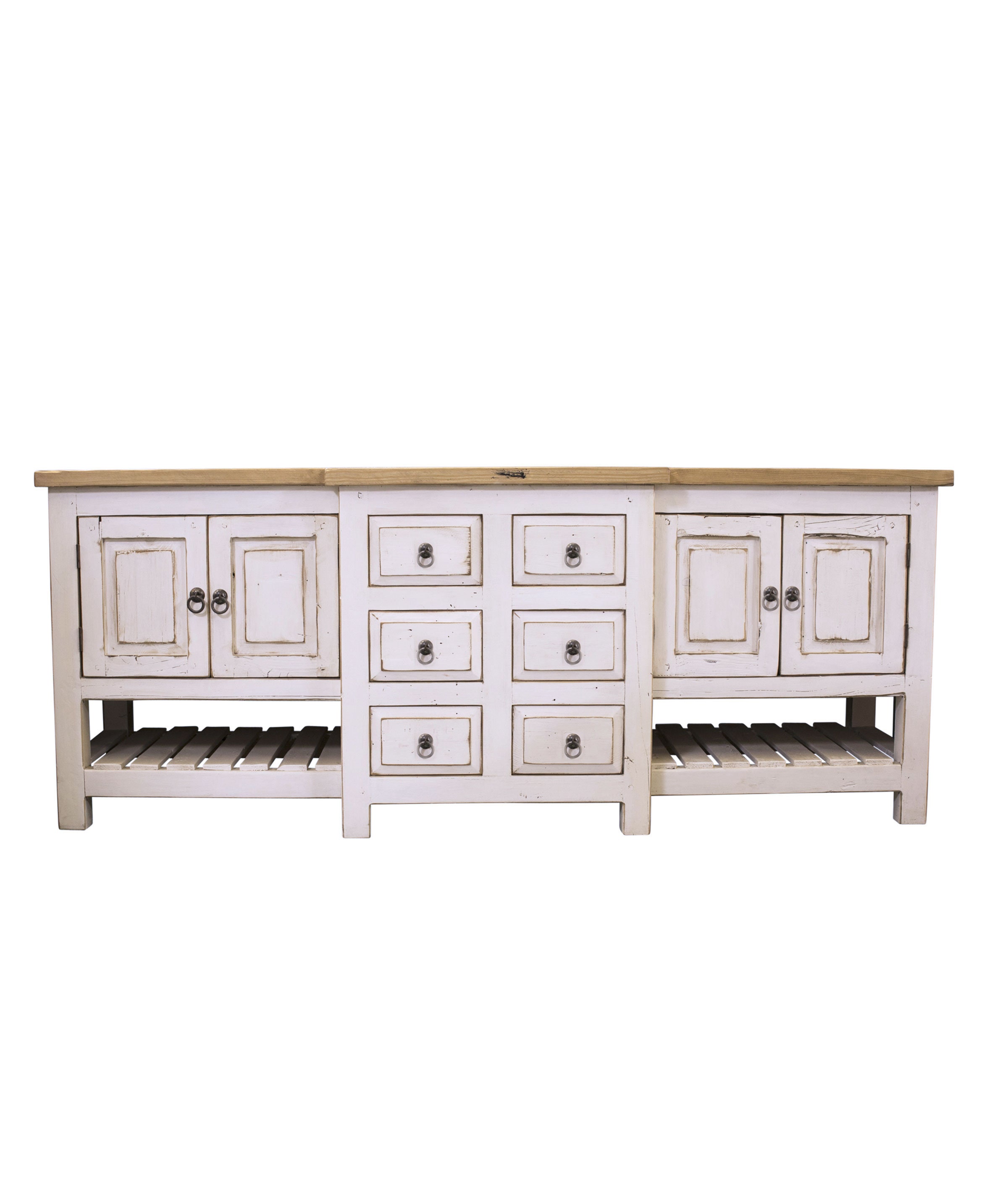 Robertson Reclaimed Double Sink Bathroom Vanity