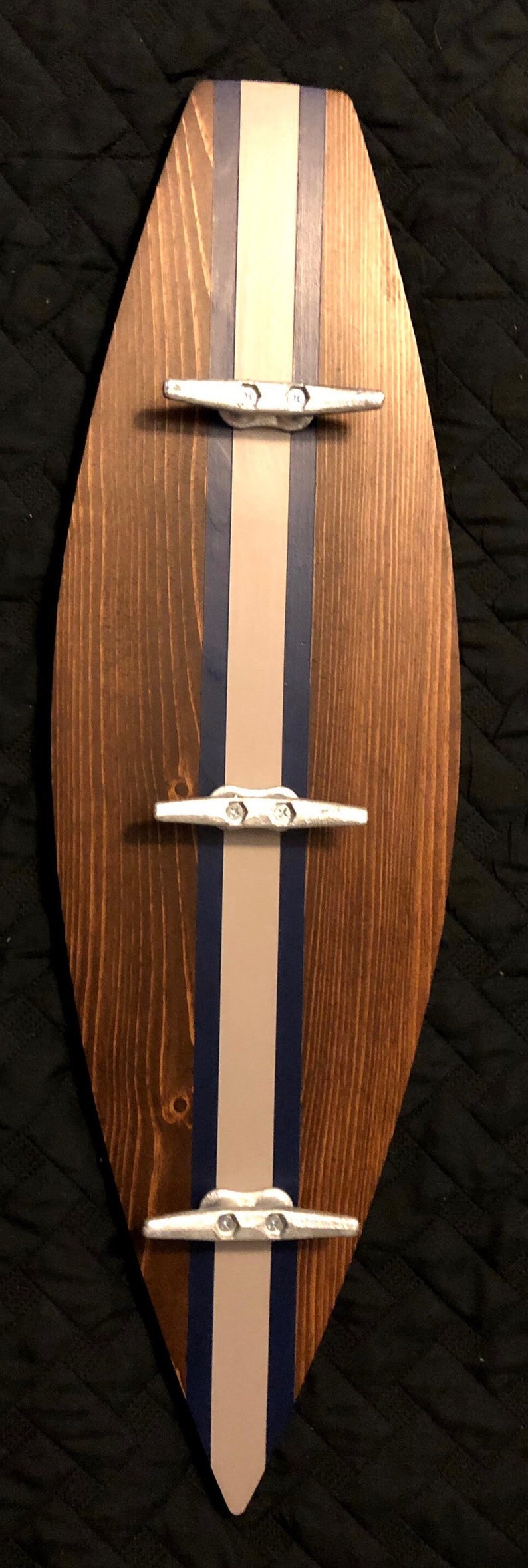 Surfboard Towel Rack Nautical Decor Coastal Decor Surfboard Etsy