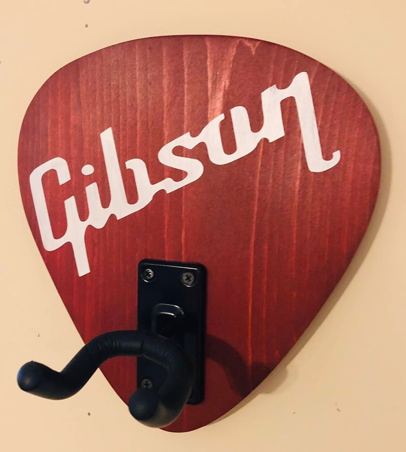 Gibson Guitar Hanger Wall Mounted Guitar Hanger Guitar Etsy