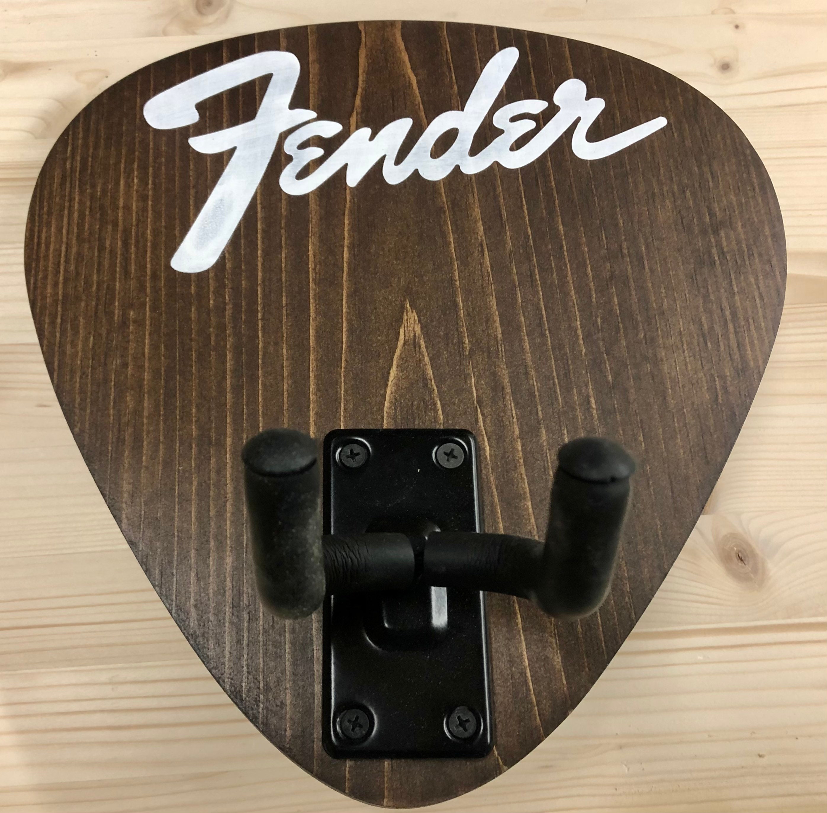 Fender Guitar Hanger Personalized Guitar Hanger Wall Mounted Etsy