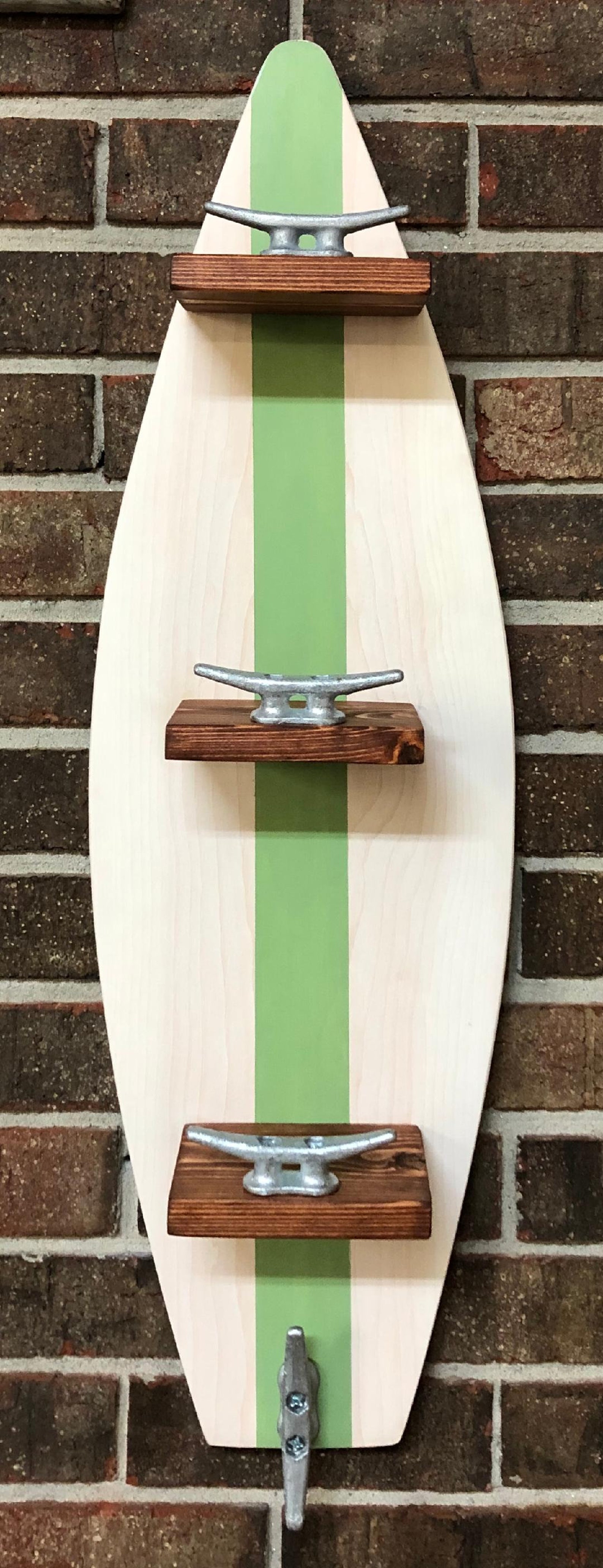 Surfboard Towel Rack Nautical Towel Rack Nautical Decor Etsy