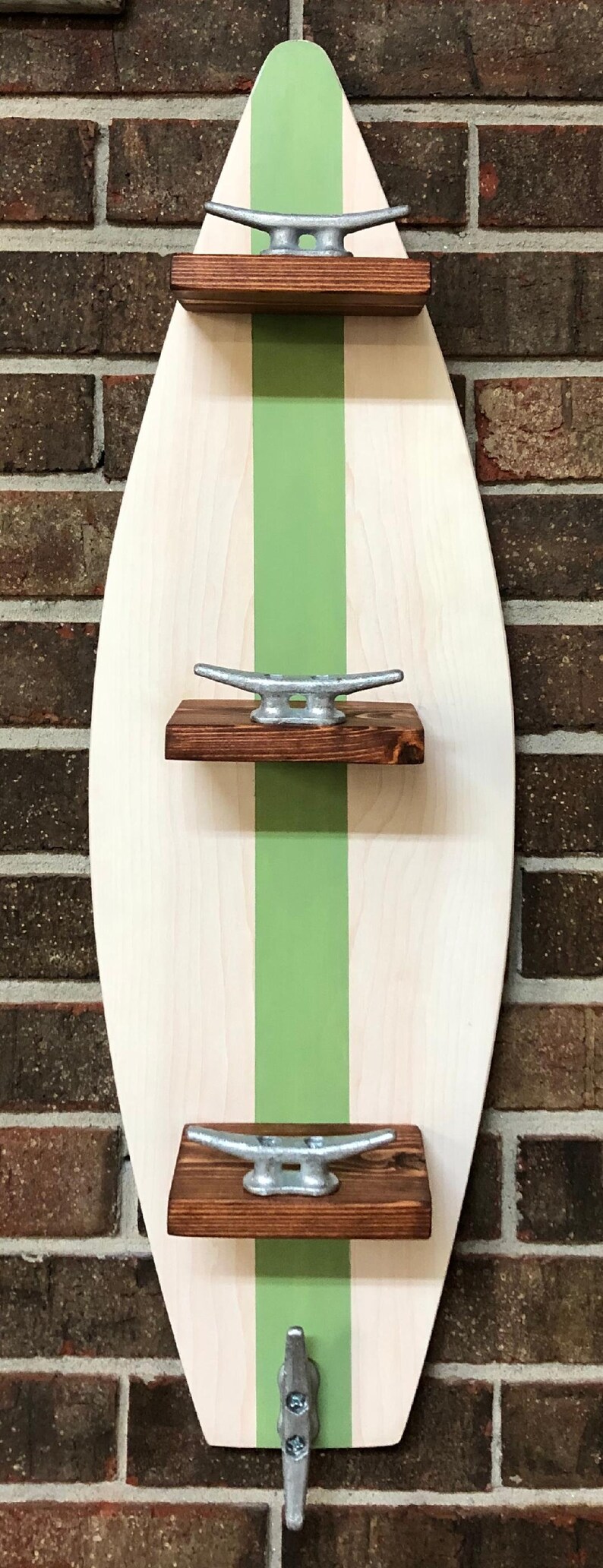 Surfboard Towel Rack Nautical Towel Rack Nautical Decor Etsy