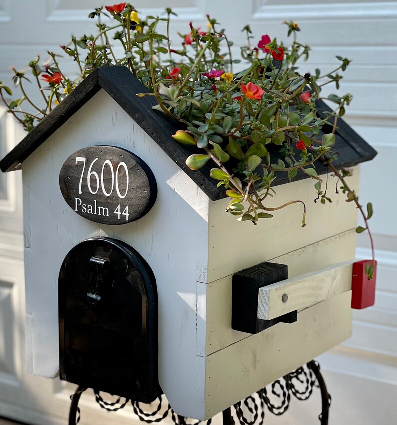 Mailbox Planter Mailbox Cover Etsy