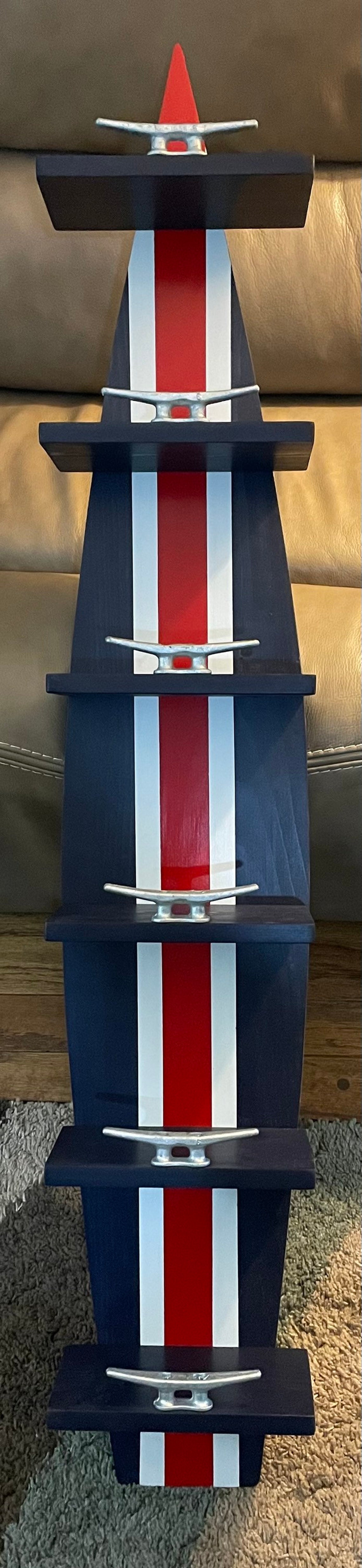 Surfboard Towel Rack 6 Shelf Towel Rack Nautical Towel Rack Etsy