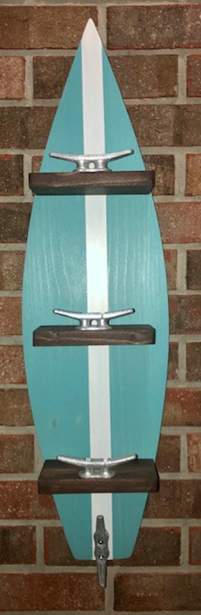 Surfboard Towel Rack Nautical Towel Rack Nautical Decor Etsy