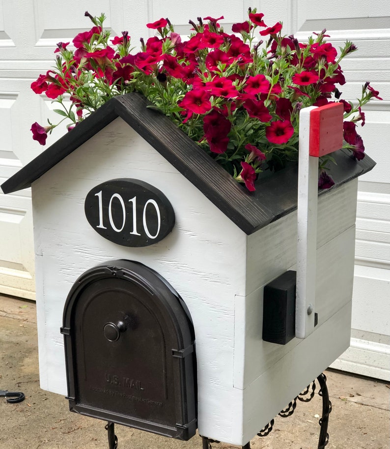 Mailbox Planter Mailbox Cover Etsy