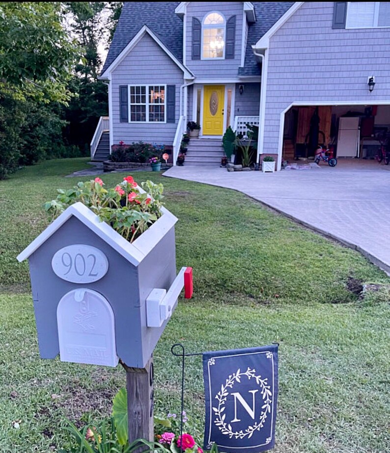 Mailbox Planter Mailbox Cover Etsy