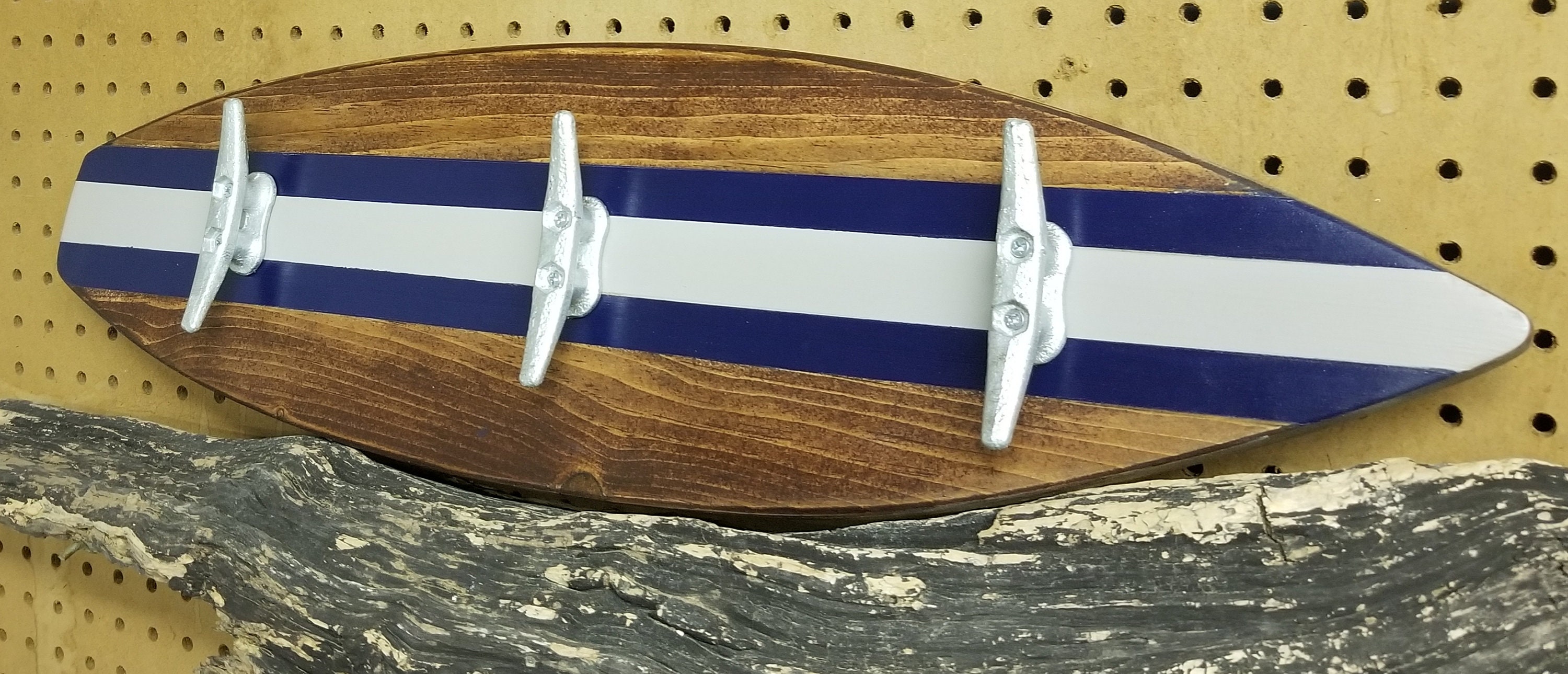 Surfboard Towel Rack Nautical Decor Coastal Decor Surfboard Etsy Canada