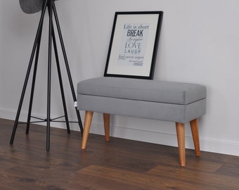 Lovare LUX bench WITH STORAGE by Rossi Furniture