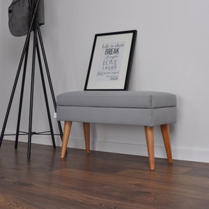 Modern Lovare Lux Bench With Storage