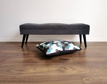 LOVARE bench with storage 120cm LOVARE Handmade Bench Footstool Upholstered by Rossi Furniture