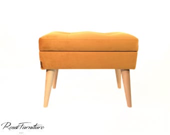 Banqueta/banco LOVARE MINI com espaço de armazenamento da Rossi Furniture