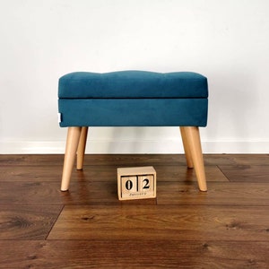 LOVARE MINI footstool, bench with storage by Rossi Furniture