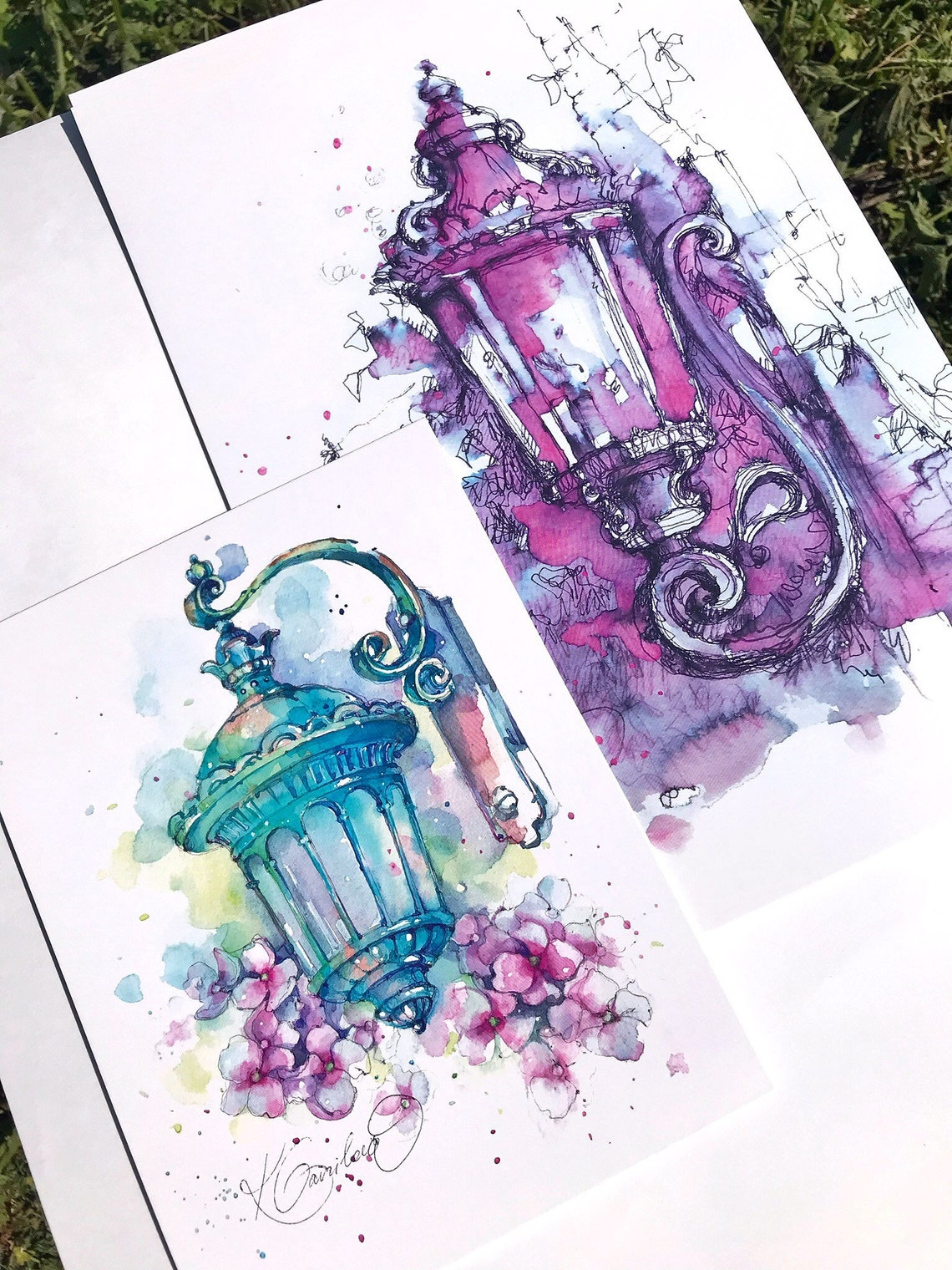 Poster Watercolor art poster wall art authentic poster Etsy