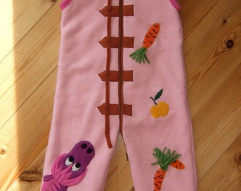 Sleeping Bag with Legs "Horse" Size 62-104 Overall