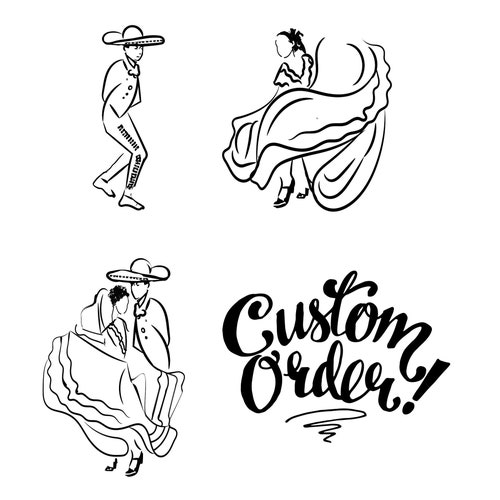 Printable Art Spanish Folk Dancers Ballet Folklorico - Etsy