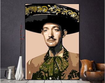 JORGE NEGRETE CHARRO CANTOR PRINT POSTER MEXICAN MOVIES MEXICO ACTOR SINGER a