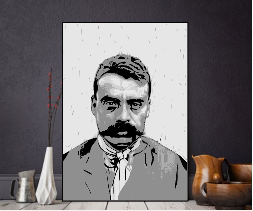  Arte Imprimible Emiliano Zapata Poster Mi General Mexicano
