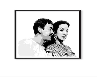 Arte stampabile, Maria Felix Pedro poster infante, arte messicana, poster Tizoc, arte mexicano download istantaneo Arte, celebrità famose, artista