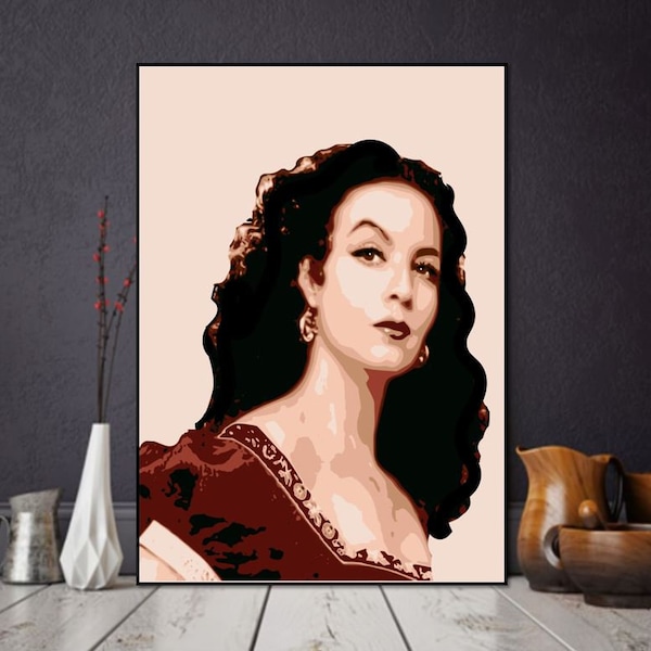 Printable  Maria Felix poster, MARIA FELIX ART Mexican art, Latin, arte mexicano instant download Art, hollywood Art, celebrities, artista