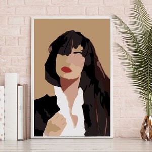 Download Printable Art, Printable Poster, Pop Art, Instant Download Selena art Selena poster