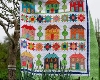 Bauernhaus-Steppdecke, traditionelle Steppdecke, Wurfsteppdecke, große Steppdecke, Patchwork-Krippenbettwäsche, Scheune, Farm-Steppdecke