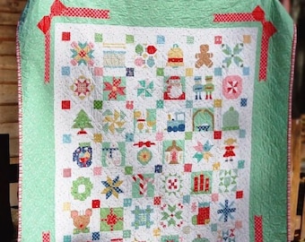 Full size Quilt for sale, Christmas Quilt, Holidays gift Quilt, Christmas gift, Christmas decor, Handmade wall hanging