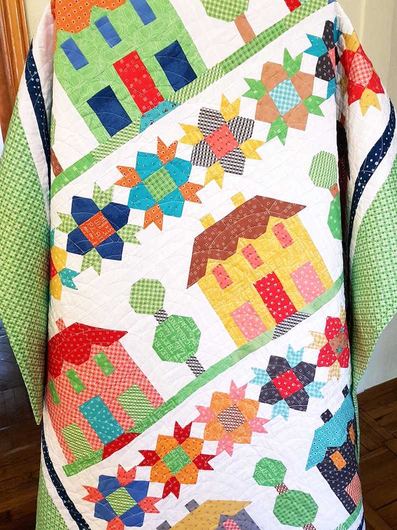 Quilts for sale Farmhouse quilt Traditional Quilt Throw Etsy