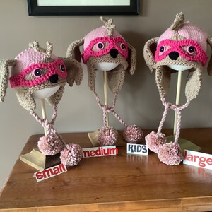 Childrens Hand Knit Winter Hats - Skye