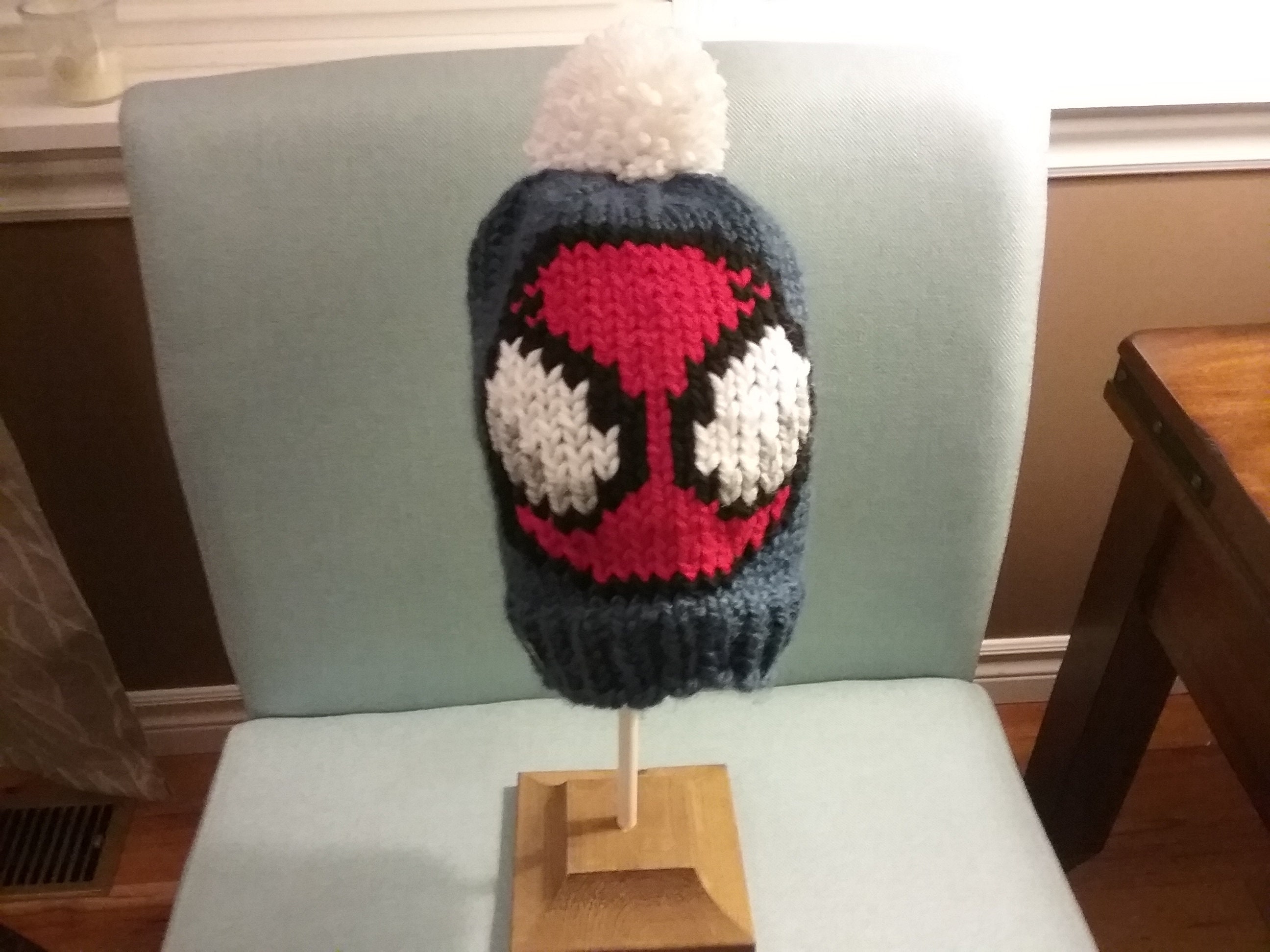 Hand Knit Winter Hats Spiderman Etsy
