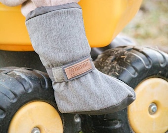 Softshell booties/overshoes "Smarty Pants" crawling shoes sandbox shoes Playshoes for babies
