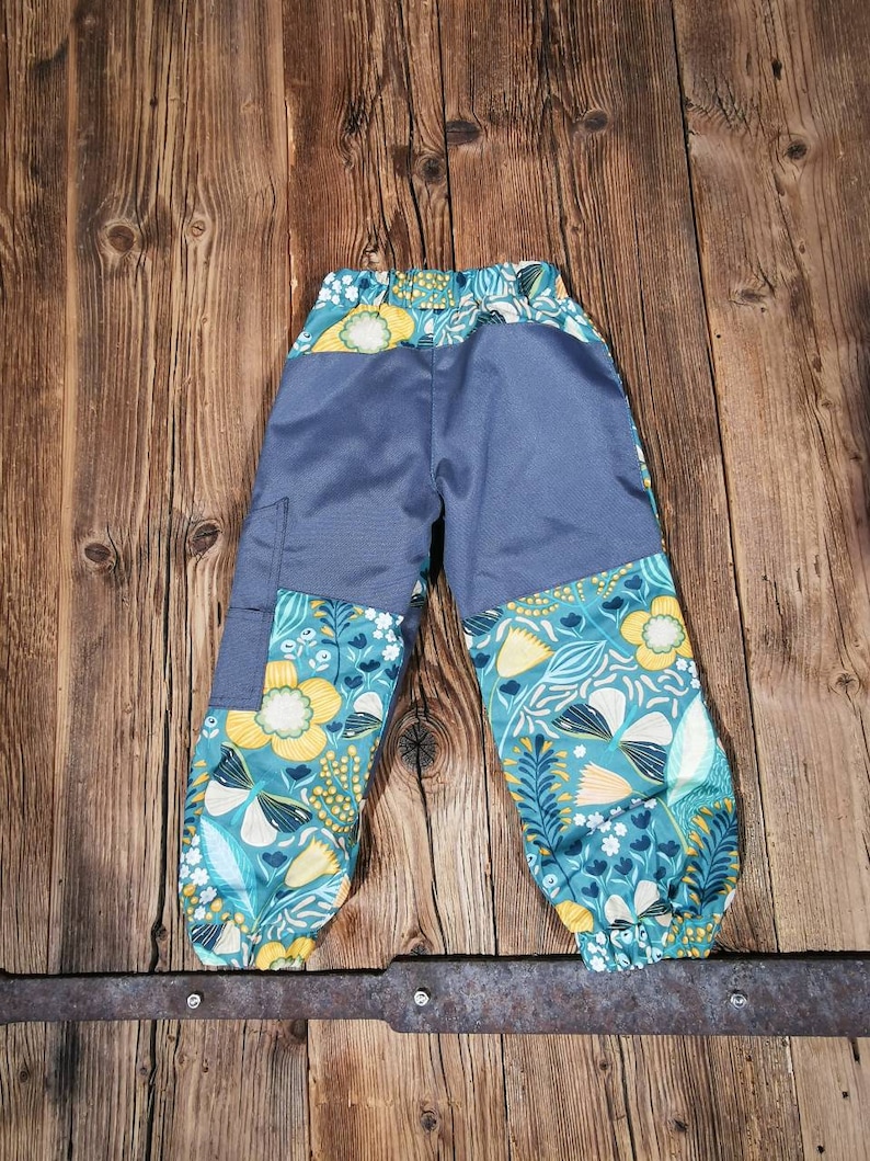 Pantalon d'extérieur/pantalon de boue Garden Party coloré avec des fleurs et des papillons image 5