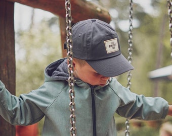 Partnercapie gray / Sonnencapie Dreckspatz Children's peaked cap Capy sun hat peaked cap