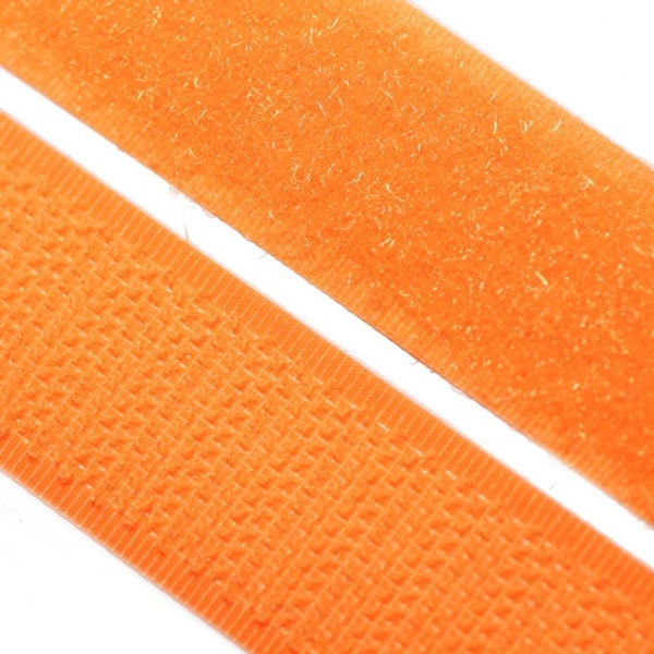 Bande Velcro, à l’attachement de, 20 mm, néon-orange