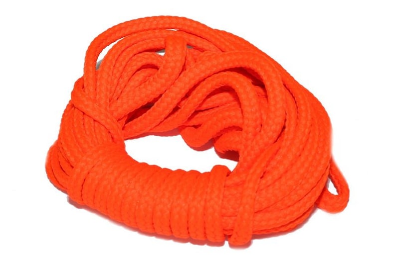 0,478 Eur/m 5m Kordel / Schnur 4mm Meterware neon-orange Bild 1