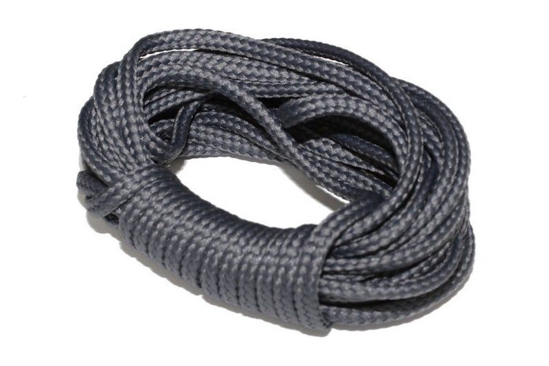 0.478 Eur/meter 5 m cord / cord 4 mm by the metre grey image 1