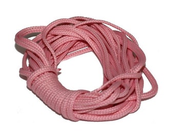 0.458 Eur/meter - 5 m cord 2 mm meter old pink