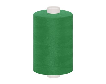 0,00219 Eur/1m - Polyester Nähgarn, 1000m, grün