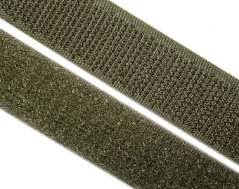 Nastro di Velcro, per di associare, 20 mm, kaki