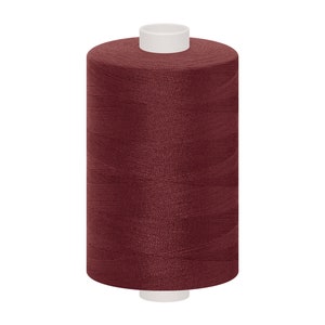 0,0020 Eur/1 m - Polyester naaigaren, 1000 m, 016, bordeaux