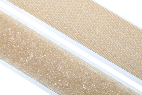 Prym Haftverschlussband Selbstklebend – 20 Mm Breit, Beige | 100% Polyamid, Wiederverwendbar