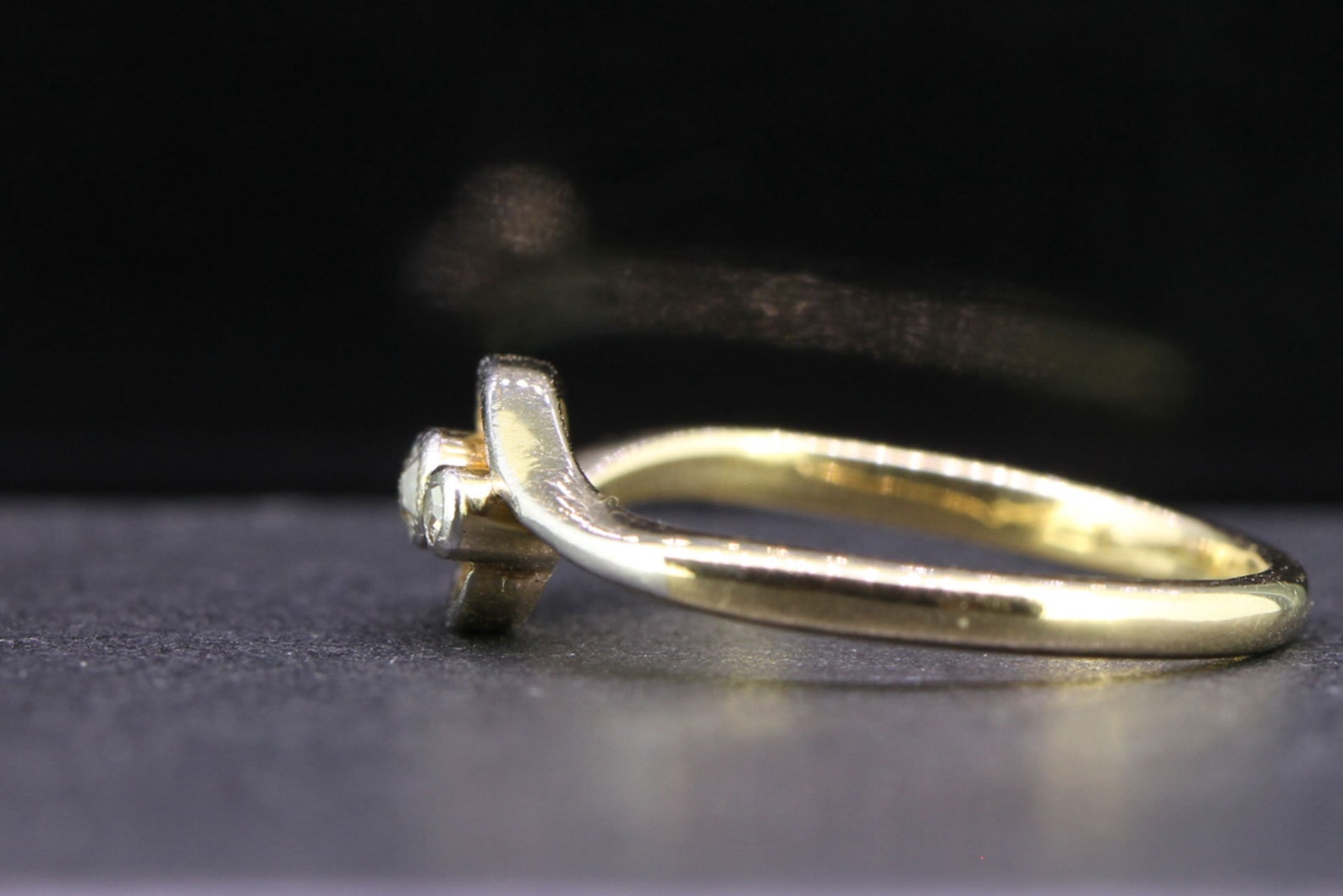 Bella Edoardo Diamante Trilogia 18 carati Oro Engagement ...